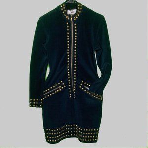 Tadashi Shoji Jacket Dress / Studded Michael Jackson style XS US 2